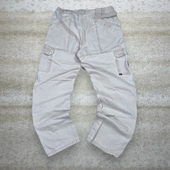 Vintage 5.11 Tactical Pants Tan Baggy Wide Leg Fit Cargos Double Knees 90s - Picture 1 of 4